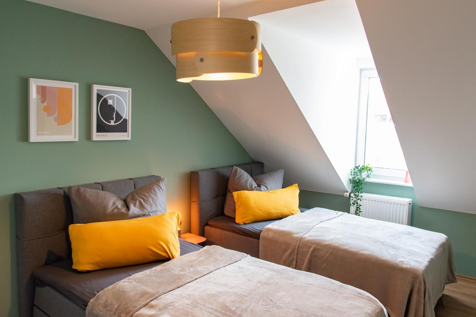 Bauhaus Apartment - Netflix, Nespresso, Zentral, Messe Chemnitz Buitenkant foto